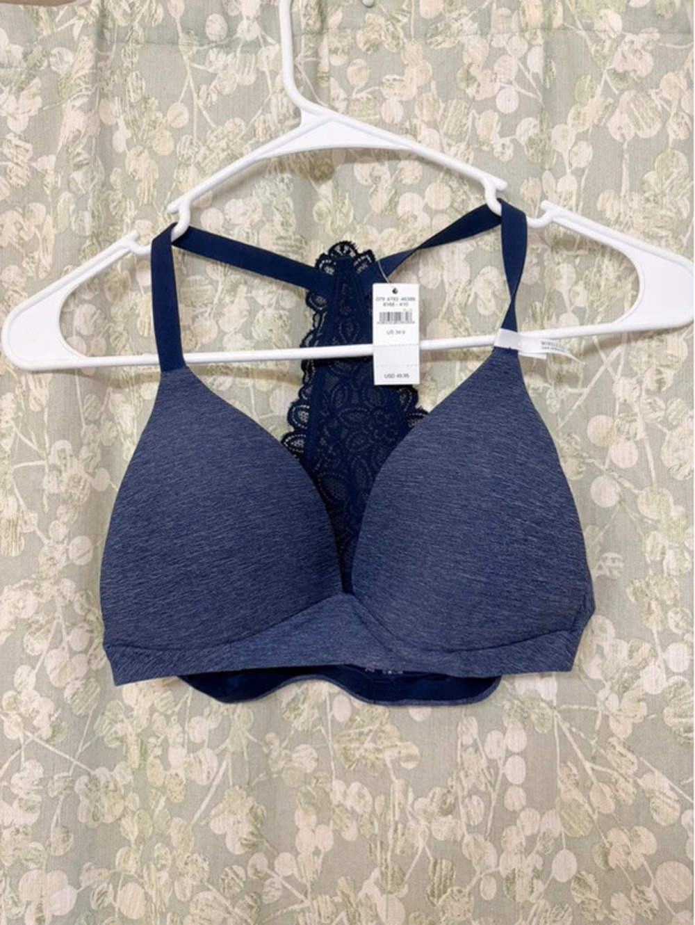 Aerie nwt wireless bra with lace 34b
